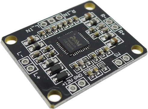 HiLetgo 3pcs PAM8610 Digital Dual Channel Stereo Audio Amplifier Board, 2 * 15W, Class D, 12V