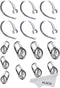 ALXCD Earbud Gel & Ear Hook for Plantronics, ALXCD 9 Pcs (Small/Medium/Large) Clear Replacement Eargel & 6 Pcs Clear Ear Hook, Fit for Plantronics M155 M165 M1100 M100 M55 M28 M25 Voyager Edge (6+9)