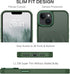 BENTOBEN iPhone 14 Plus Case, Dark Green Slim Shockproof Magnetic Cover, Compatible with MagSafe, 6.7" Protective Case.