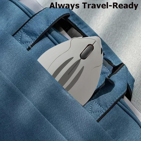 Wireless Mouse Bluetooth Cute Hamster Shape, Portable Silent Lightweight Cordless Gaming Mouse for PC and Laptop