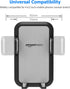 Amazon Basics 360 Universal Portable Smartphone Holder for Car, Air Vent Mount, Rotation, Easy to Install, One-Handed