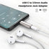 MOSWAG USB C to 3.5mm Headphone Adapter, Wide Compatibility, Plug and Play for Samsung, iPad, Pixel, Huawei