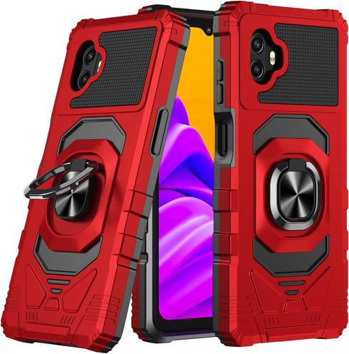 for Samsung Galaxy Xcover 6 Pro Phone Case with Tempered Glass Screen Protector, Military Grade Heavy Duty Shockproof