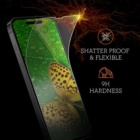 STM Ultra Premium EcoGlass iPhone Screen Protector! 100% Recycled & Recyclable, Crystal Clear, Shatterproof, Scratch