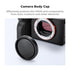 K&F Concept E Mount Body Cap & Rear Lens Cover for Sony Nex E Mount A6700 A6600 A6500 A6400 A6300 A6100 A6000 A5100