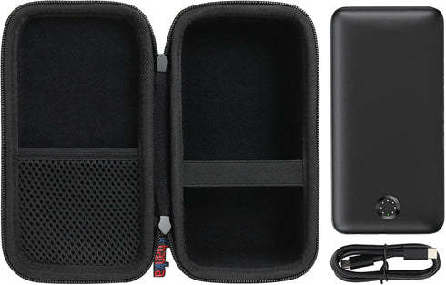 khanka Hard Travel Case for Anker 347 Power Bank (PowerCore 40K), 40,000mAh Battery Pack, Case Only (Black)