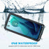 Lanhiem for Moto G 5G 2024 Case, IP68 Waterproof Dustproof Shockproof with Built-in Screen Protector, Full Body Cover