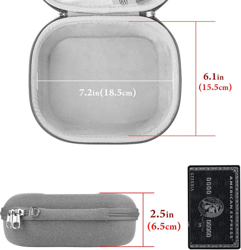 Geekria Shield Headphones Case for Bose QC Ultra, QC 45, QC 35 II, QC 35, QC 25, QC 2, QC SE, Hard Shell Travel Bag