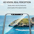2 Pack HD Tempered Glass Screen Protector with Front Slide Camera Cover for iPhone 12 Pro Max - Privacy Protection,