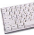 135 Keys PBT Japanese Keycaps, Cherry Profile DYE-Sub White Theme Minimalist Style for Mechanical Keyboard