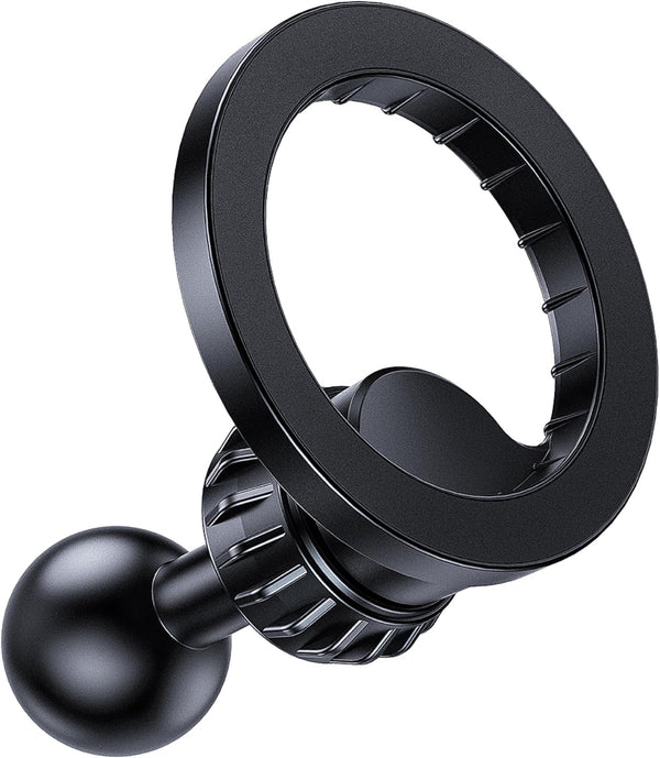 Magnetic Phone Holder Base with 1” Ball Mount Adapter for MagSafe Compatible with RAM Mounts for iPhone
