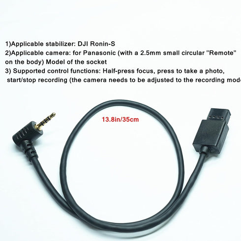gh4/gh5/6/7/3 s5/s5II/S5M2XS G85/G90/G95/DMC-FZ2000/1000/20/50/100 (MCC-P1) MCC-P for panasonic Cable The DJI Ronin-S