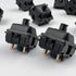 GATERON Oil King V2 Pre-lubed Keyboard Switches, 5-Pin 55gf Black Linear Switches for MX Mechanical Keyboard DIY (10PCS)
