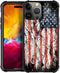 DJSOK Distressed Flag Case for iPhone 15 Pro Max - Rugged Dual Layer Shockproof Cover for Men, Boys, and Girls.