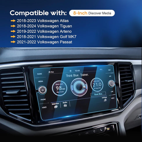 LFOTPP Atlas Screen Protector for Volkswagen Atlas, Golf MK7, Tiguan, Passat - Anti Scratch High Clarity