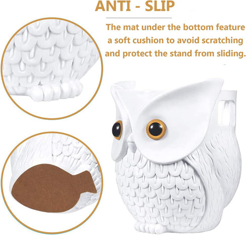 Owl Holder Stand, Upgraded Smart Speaker Holder for Echo Dot and Google Home Mini, Cartoon Decor