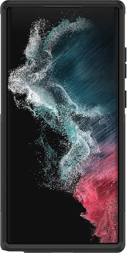 OtterBox S22 Commuter Galaxy Ultra Series Case - Black, Slim & Tough, Pocket-Friendly, with Port Protection