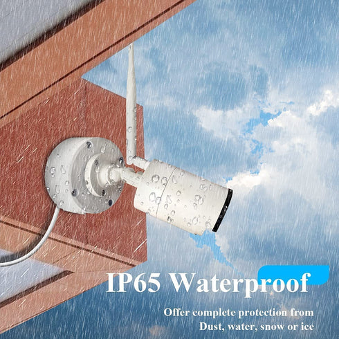Junction Box Mount Bracket (Metal Aluminum & Waterproof), Universal for Bullet Security Camera, Compatible with Solar