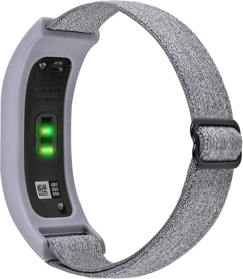 Elastic Nylon Bands Compatible with Garmin Vivosmart 4 Tracker, Replacement Bands with Case