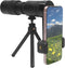 Marsrut Zoom Lens for iPhone Android, 4K 10-300x40mm Compact Monocular Telescope Mini for