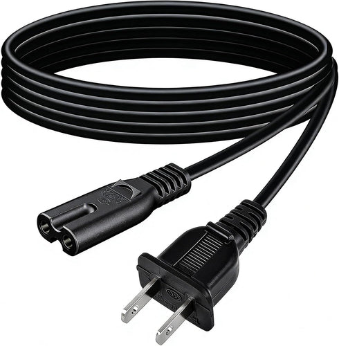 Metasources 8 C9042 C9042W C9042B AC in Power Cord Cable Plug Lead Compatible with EBL Bay Individual Smart Charger AA