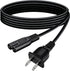 Metasources 8 C9042 C9042W C9042B AC in Power Cord Cable Plug Lead Compatible with EBL Bay Individual Smart Charger AA