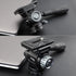 LEFTFOTO Mini Tripod Fluid Head with Pan Tilt Head, Arca Swiss Quick Release Plate for Camera Tripod and DSLR