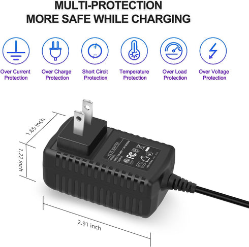 12.6V Charger for Paxcess Robotic Pool Cleaner, Compatible with HJ1103 HJ1103J