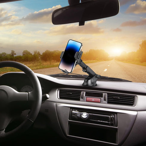Generic 2026 360 Car Phone Holders for iPhone, Adjustable Metal Upgraded Suction Cup Phone Mount with Suction Cup