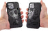 Black Matching Phone Cases compatible with iPhone 13 Pro Max 6.7 inch for Couple King and Queen Cover Cute Anniversary