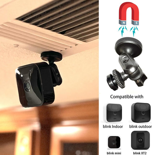 Set of 3 Whole House Security Camera Kit - 2X Rain Gutter Mount + 1x Magnetic Holder, Easy Install No Drill Needed