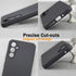 TENOC Phone Case for Samsung Galaxy A54 5G - Black Case Anti-Fingerprint Protective Bumper Matte Cover