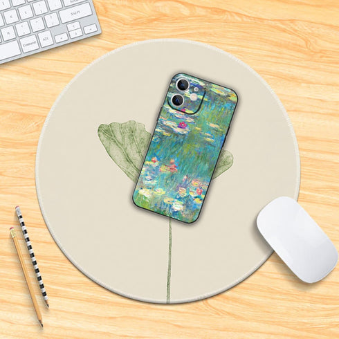 iPhone 11 Retro Floral Phone Case, Monet Water Lilies Green Landscape Aesthetic Art, Shockproof Protection