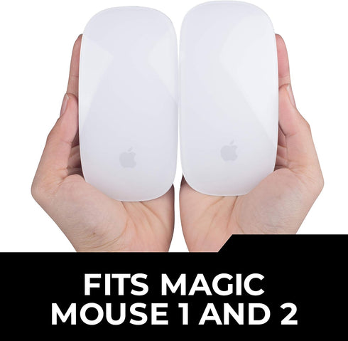 ELEMENTING 1 2 Mello Silicone Cushion Compatible with Apple Magic Mouse & (Marshmello White)