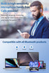 GJB 60H 5.3 IPX7 Wireless Earbuds, Playback Bluetooth Headphones,Noise Cancelling Wireless Headphones with LED Battery