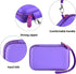 Travel Case for UCOMX 3 in 1 Wireless Charger, Foldable Magnetic Charging Station Storage Holder Bag, Purple