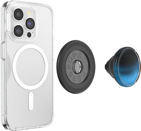 PopSockets Phone Grip, Tidepool Night Tide, Compatible with MagSafe, Wireless Charging