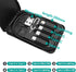 Multi-Function Universal Smart Adaptor Card Storage Box 28.5cm, Double Headed USB C Cable Micro-USB/Lightning/USB to