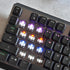 DRAOZA Kailh Choc Low Profile Clicky Switch 5-Pin Switches 1350 Chocolate for Mechanical Gaming Keyboard (White, 72pcs)
