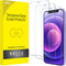 JETech 3-Pack Full Coverage Screen Protector for iPhone 12 mini (5.4-Inch) HD Clear, 9H Tempered Glass Film