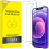JETech 3-Pack Full Coverage Screen Protector for iPhone 12 mini (5.4-Inch) HD Clear, 9H Tempered Glass Film