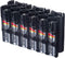 Powerpax AAA Battery Storage Caddy, Black, Holds 12 Batteries (Not Included)