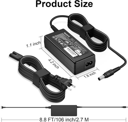 Charger for Harman Kardon Onyx Studio 1-8 Wireless Bluetooth Speaker, 19V 38W AC Fast Power Adapter