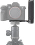 FocusFoto 2nd 1/4" Gen L-Shaped Bracket Holder Stabilizer with Side Handle Grip Universal for DSLR Mirrorless Camera