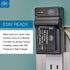 SLB-10A Battery and Charger for Samsung EX2F, HZ15W, SL202, SL420, SL620, WB150F, WB250F, WB350F Digital Camera