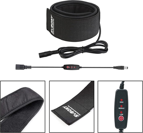 SV192 480 mm 152mm SVBONY Dew Heater Strip Lens Heater Warmer for Telescope DSLR Camera Lens Outer Diameter Below