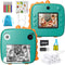 MFLABEL Kids Instant Print Camera, HD Dinosaur Selfie Digital Camera with 1080P Videos, Portable Travel Toy Set