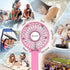VersionTECH. Mini Handheld Fan, USB Desk Fan, Portable Table Fan with Rechargeable Battery for Travel, Pink