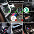 Wireless Car Charger QC 3.0 USB Adapter Kit Fast 15W 10W 7.5W Quick Charge Qi Charging Pad for iPhone 14, 13, 12, 11 Pro