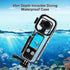 PULUZ Dive Case for DJI Osmo Pocket 3, Waterproof PC Protective Shell 45M/147FT Underwater Housing Cover with